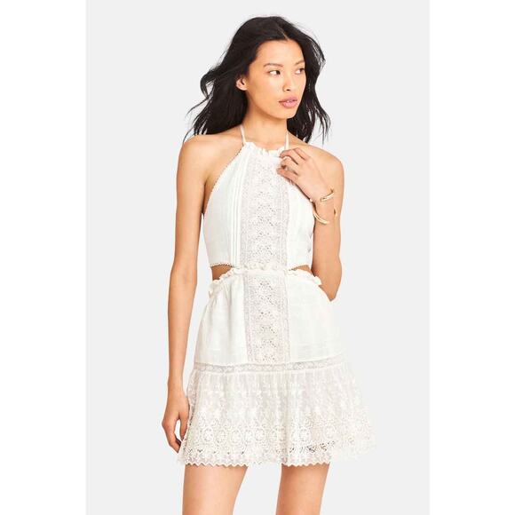 LoveShackFancy Kesia Dress White - Picture 2 of 11